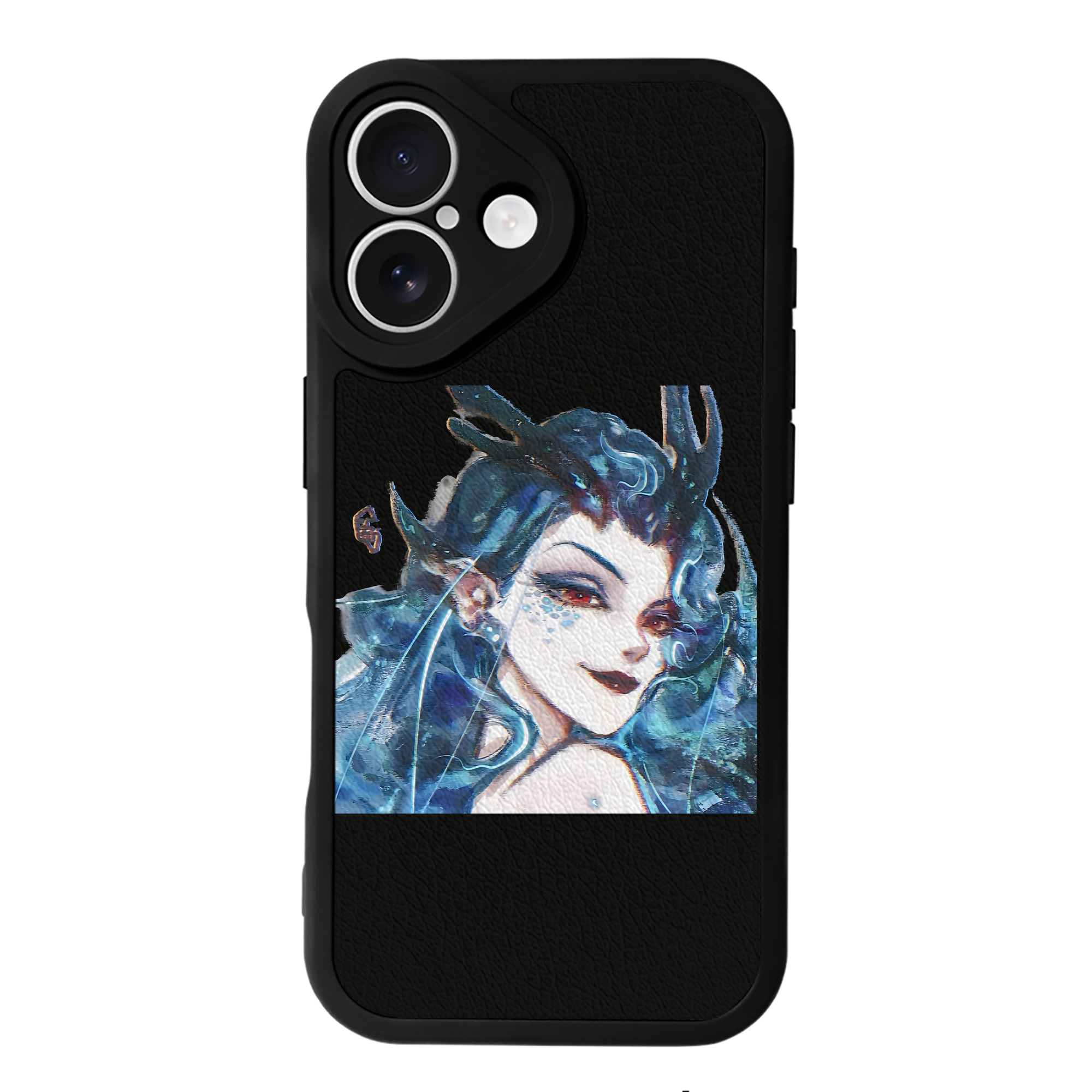 （画像用） Ne Zha 2 ナタ 魔童の大暴れ 【iPhone 16シリーズ対応】シリコンスマホケース（レザー調） 材質：シリコン